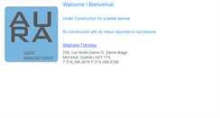 Desktop Screenshot of agenceaura.com